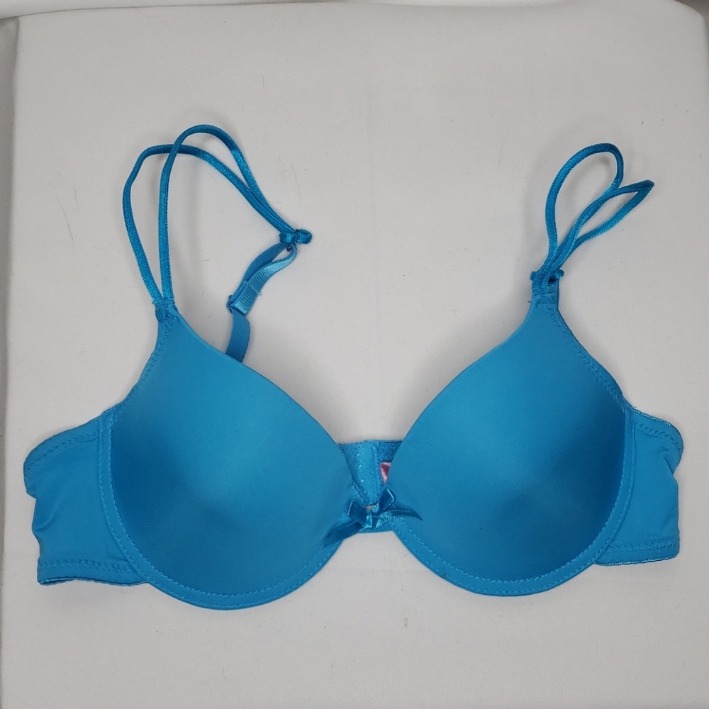 Rue 21 Blue Push Up Bra Size 34B